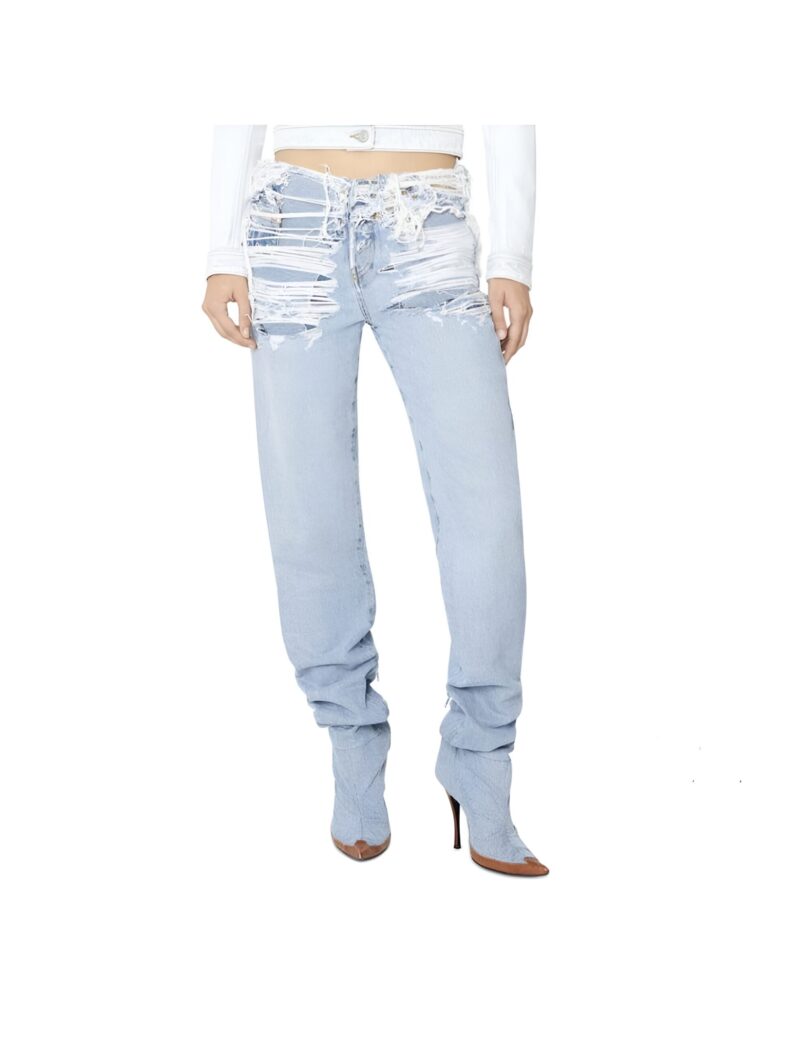 DIESEL DENIM JEANS WITH STILETTO BOOTS. - Image 3