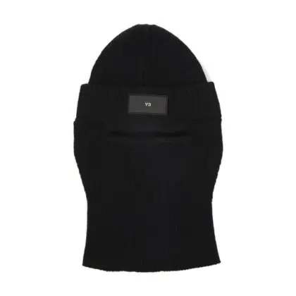 Y-3 YOHJI YAMAMOTO BLACK BACLAVA.
