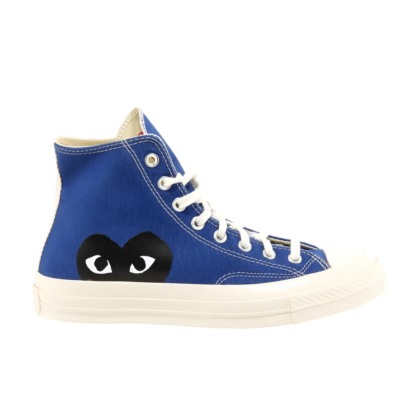 CDG PLAY CONVERSE COLLAB SNEAKERS.
