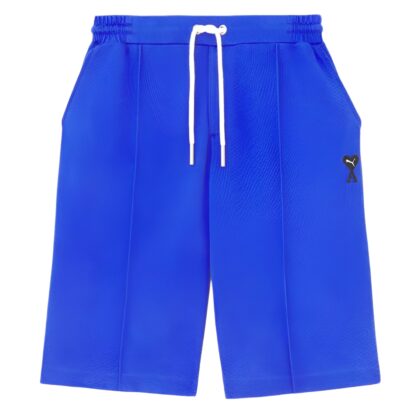 AMI PARIS COLLAB PUMA BLUE SHORTS