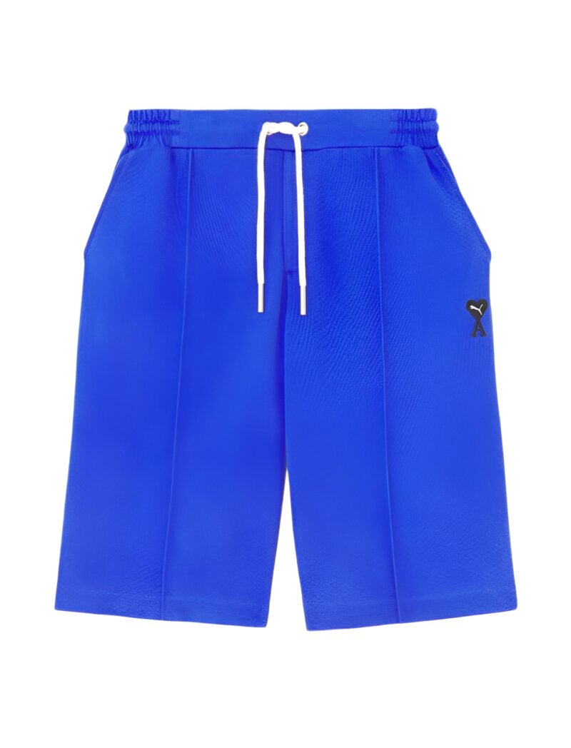AMI PARIS COLLAB PUMA BLUE SHORTS