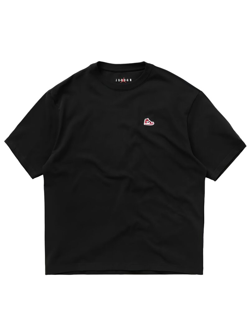 AIR JORDAN BLACK T-SHIRT.