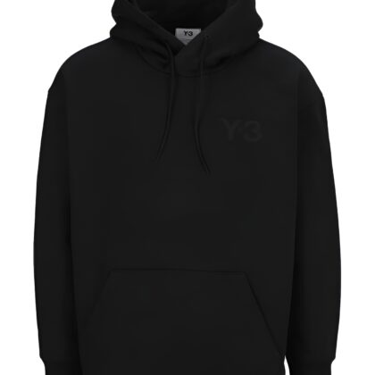 Y-3 YOHJI YAMAMOTO BLACK HOODIE.