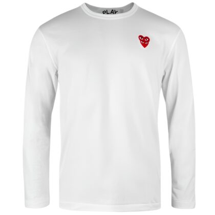 COMME DES GARCONS PLAY LONG SLEEVES SHIRT.
