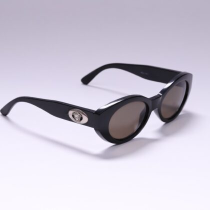 GIANNI VERSACE VINTAGE BLACK SUNGLASSES.