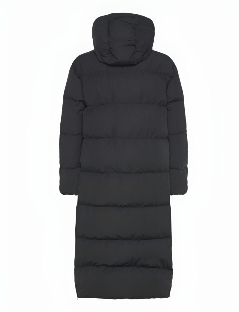POLO RALPH LAUREN BLACK LONG COAT. - Image 2