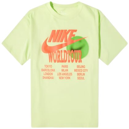 NIKE WORLDTOUR LIME T-SHIRT.