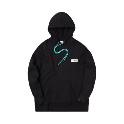 RHUDE COLLAB PUMA BLACK HOODIE.