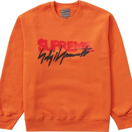 SUPREME COLLAB YOHJI YAMAMOTO ORANGE JUMPER.