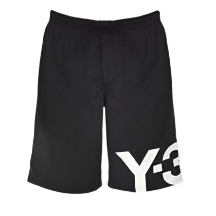 Y-3 YOHJI YAMAMOTO BLACK SHORTS.