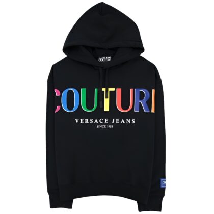 VERSACE BLACK HOODIE.