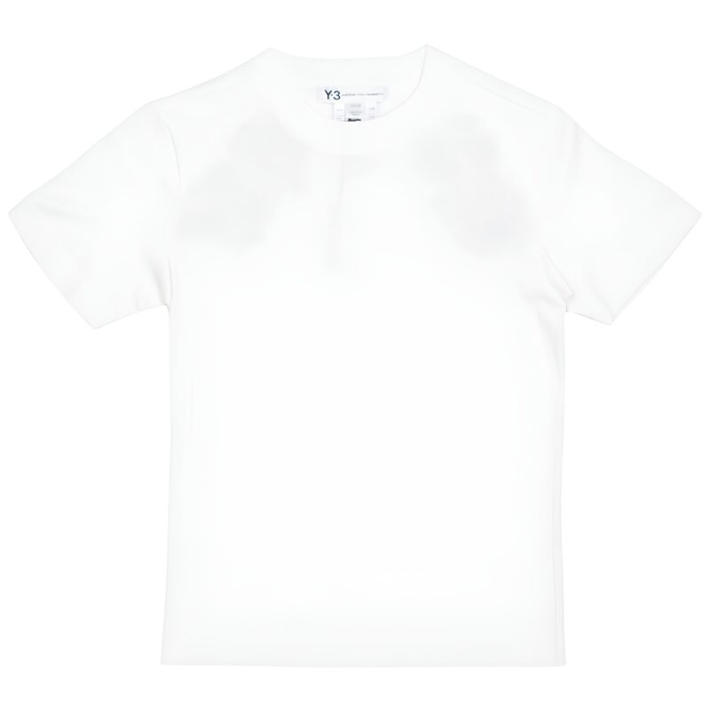 Y-3 YOHJI YAMAMOTO WOMANS ROSES WHITE T-SHIRT. - Image 2