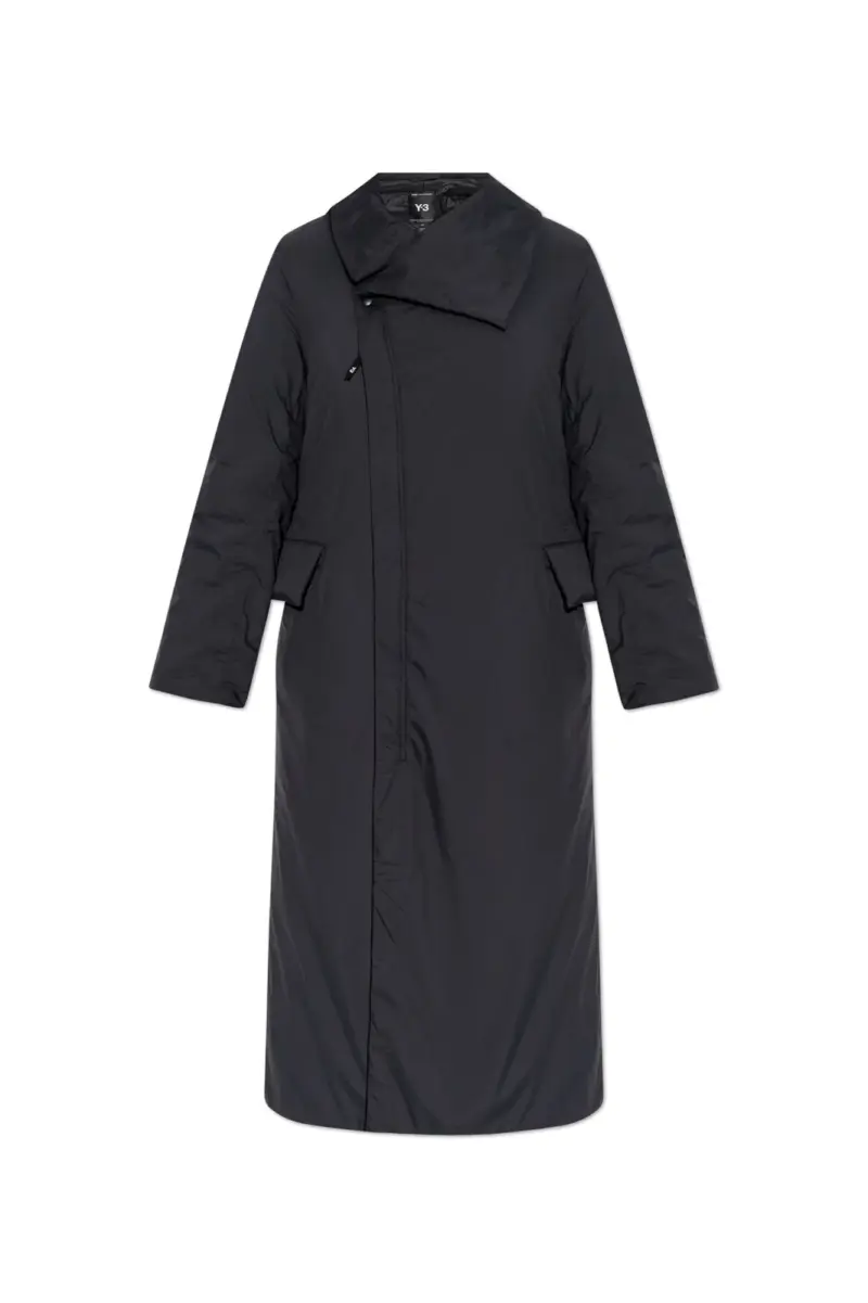 Y-3 LONG COAT ASYMMETRIC - Image 2