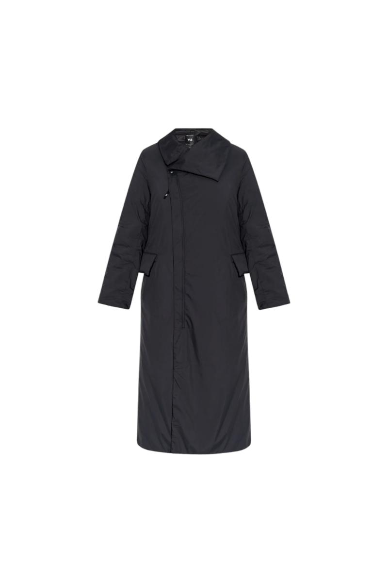 Y-3 LONG COAT ASYMMETRIC